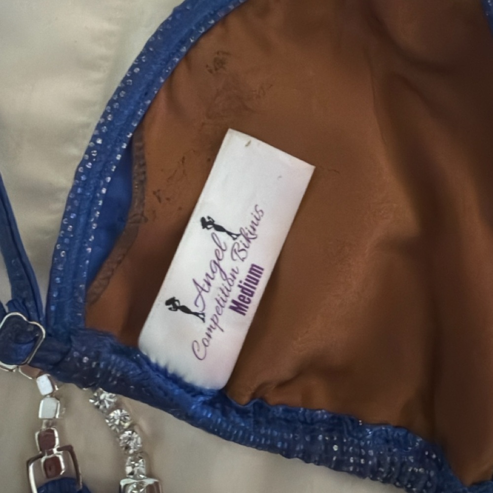 Angel Competition Bikinis Blue Bikini Set View 4